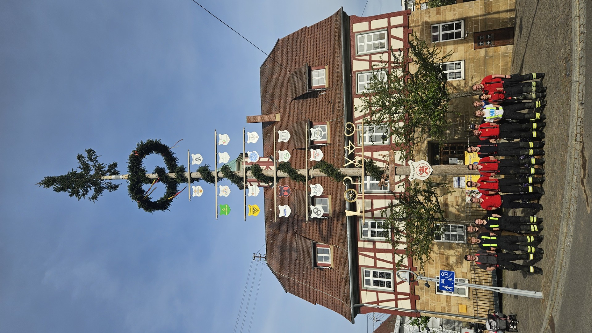 Aufstellung Maibaum 2025